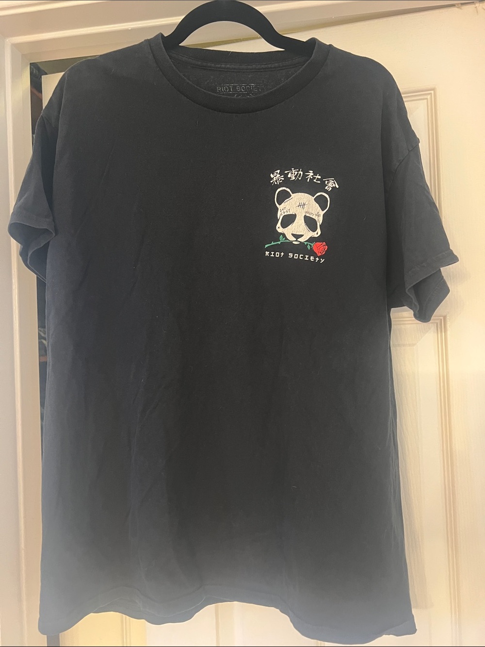 Men Society Black Panda Graphic Tee
